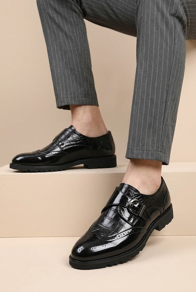 Racine | Men's Genuine Leather Business Casual Shoes Slip-On Dress Shoes
