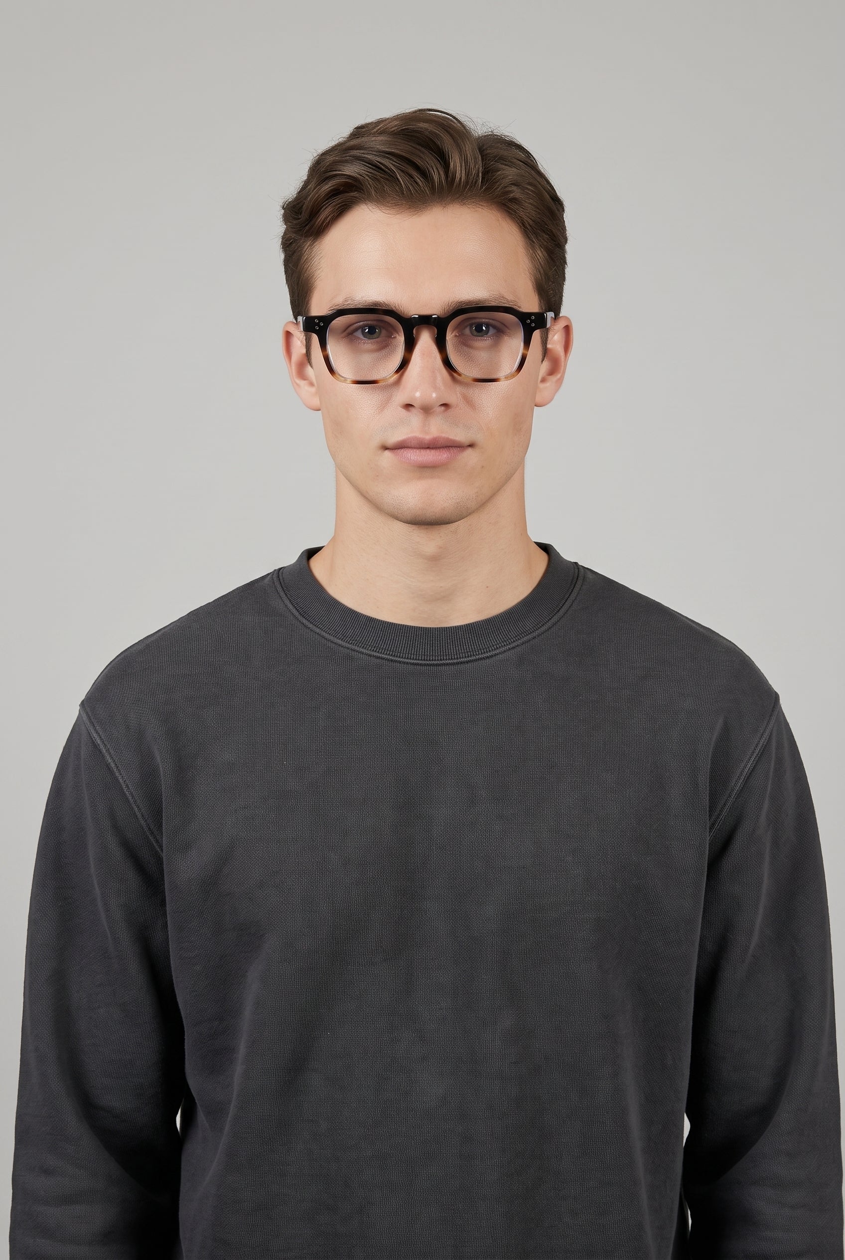 Lumen | Retro Blue Light Blocking Glasses Thick-Frame Anti-Eye-Strain Optical Computer Glasses