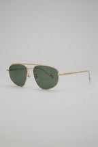 Nocturne | Metal Frame Sunglasses Retro Gold UV400 Gradient Lens Full Frame