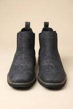 Bastion | Men's Chelsea Mid-Calf Boots Slip-On Leather British Style Boots