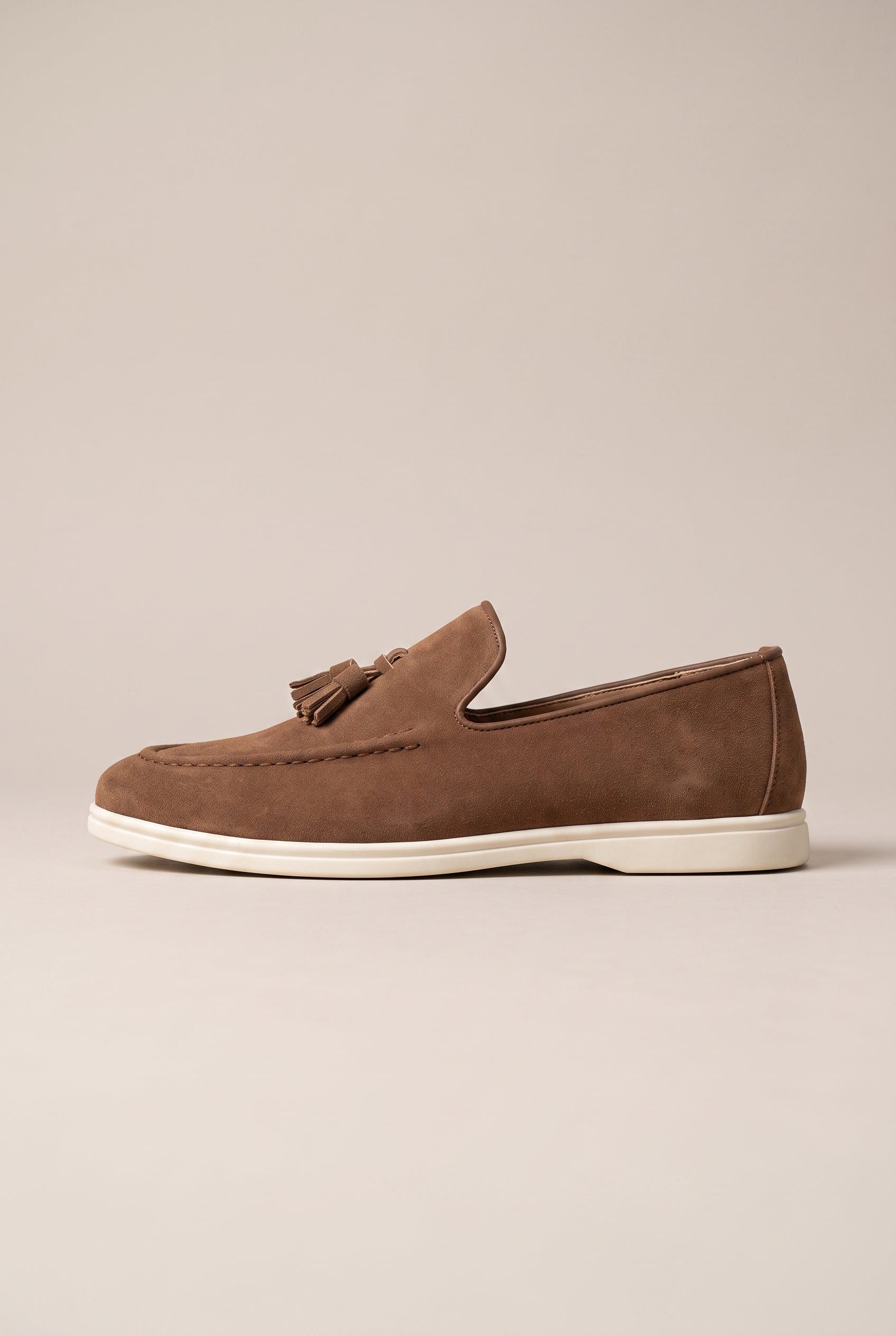 Repere | Men's Slip-On Tassel Loafers Casual Flat Round-Toe Lightweight Shoes