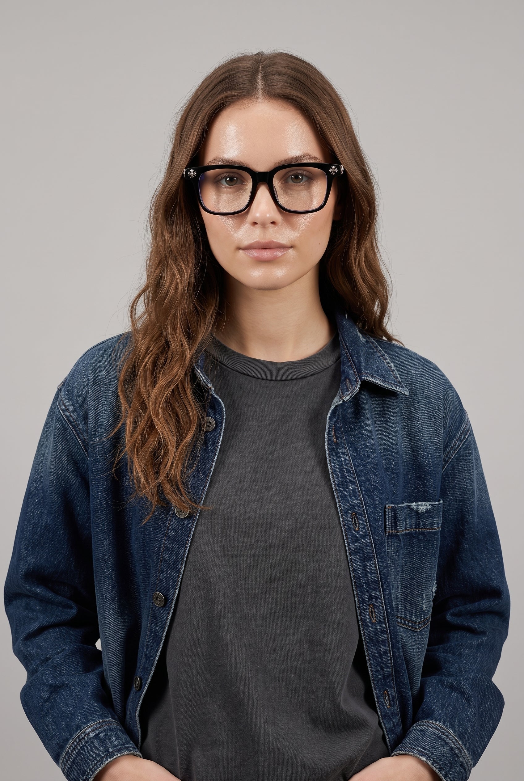 Rive | Square Sunglasses Anti Blue Light UV Anti-Fog Metal Frame