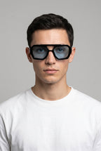 Vantage | Double Beam Sunglasses Irregular Polygon UV400 Lightweight PC Frame