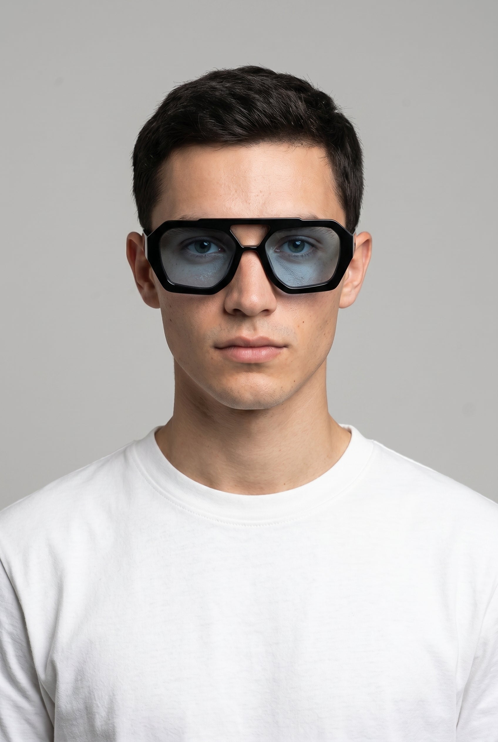 Vantage | Double Beam Sunglasses Irregular Polygon UV400 Lightweight PC Frame