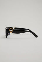 Noir | Frameless Square Sunglasses Rimless Lightweight UV400 Category 4 Lens