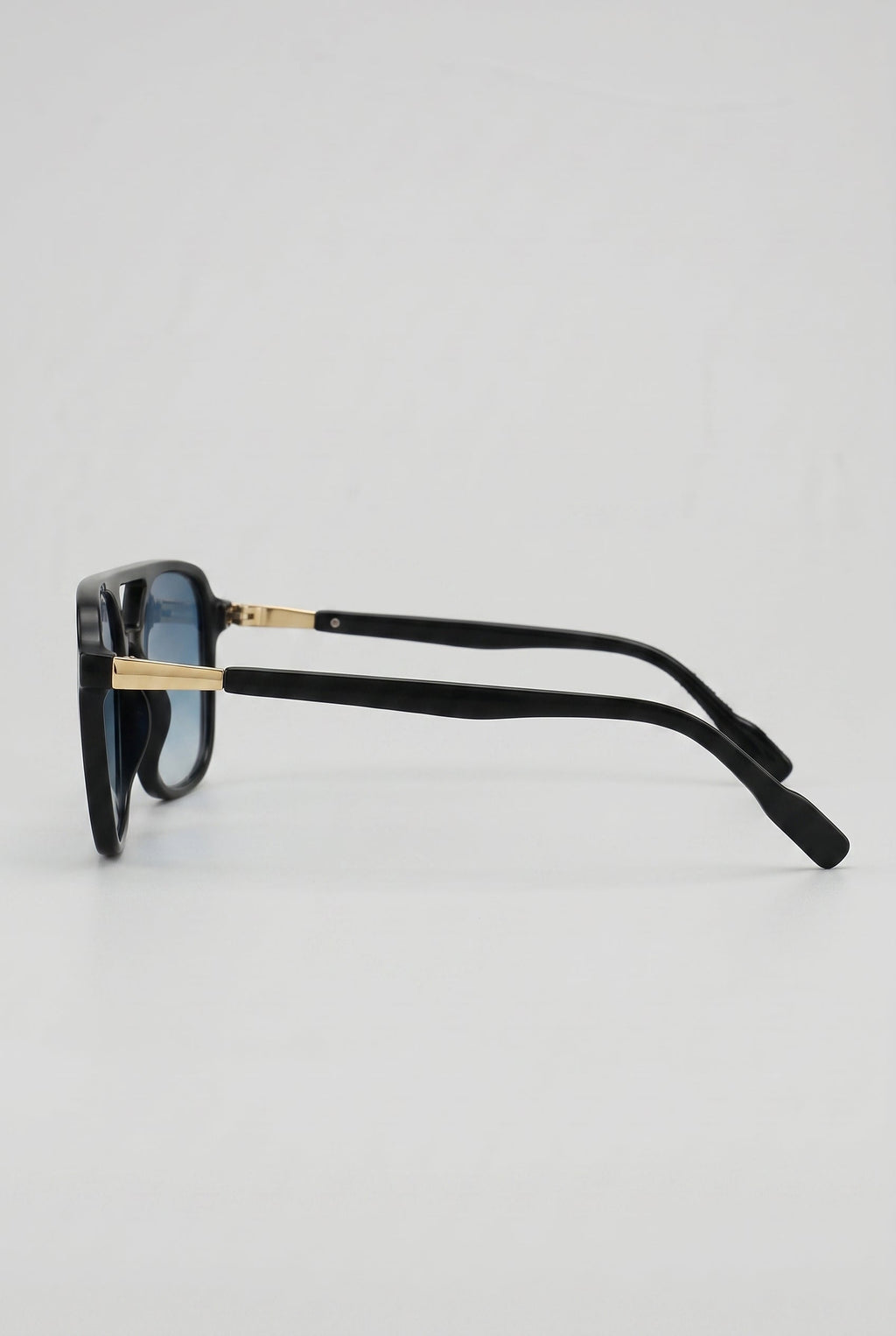 Noir | Square Polarized Sunglasses Retro Double Bridge UV400 TAC Lens