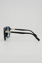 Noir | Square Polarized Sunglasses Retro Double Bridge UV400 TAC Lens