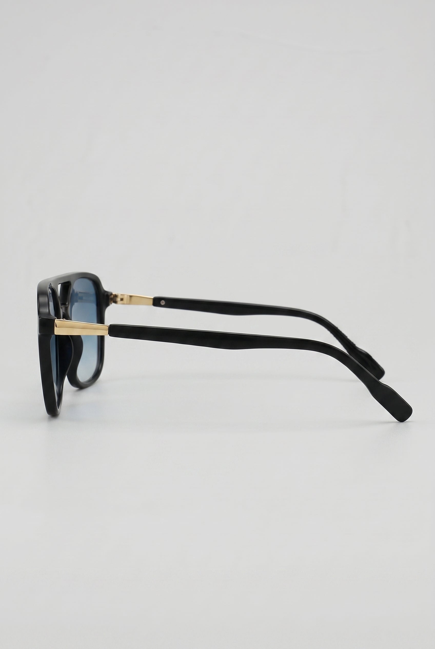 Noir | Square Polarized Sunglasses Retro Double Bridge UV400 TAC Lens