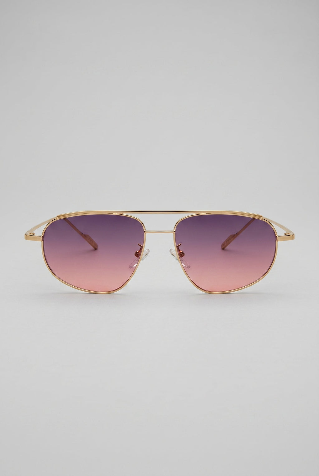 Nocturne | Metal Frame Sunglasses Retro Gold UV400 Gradient Lens Full Frame