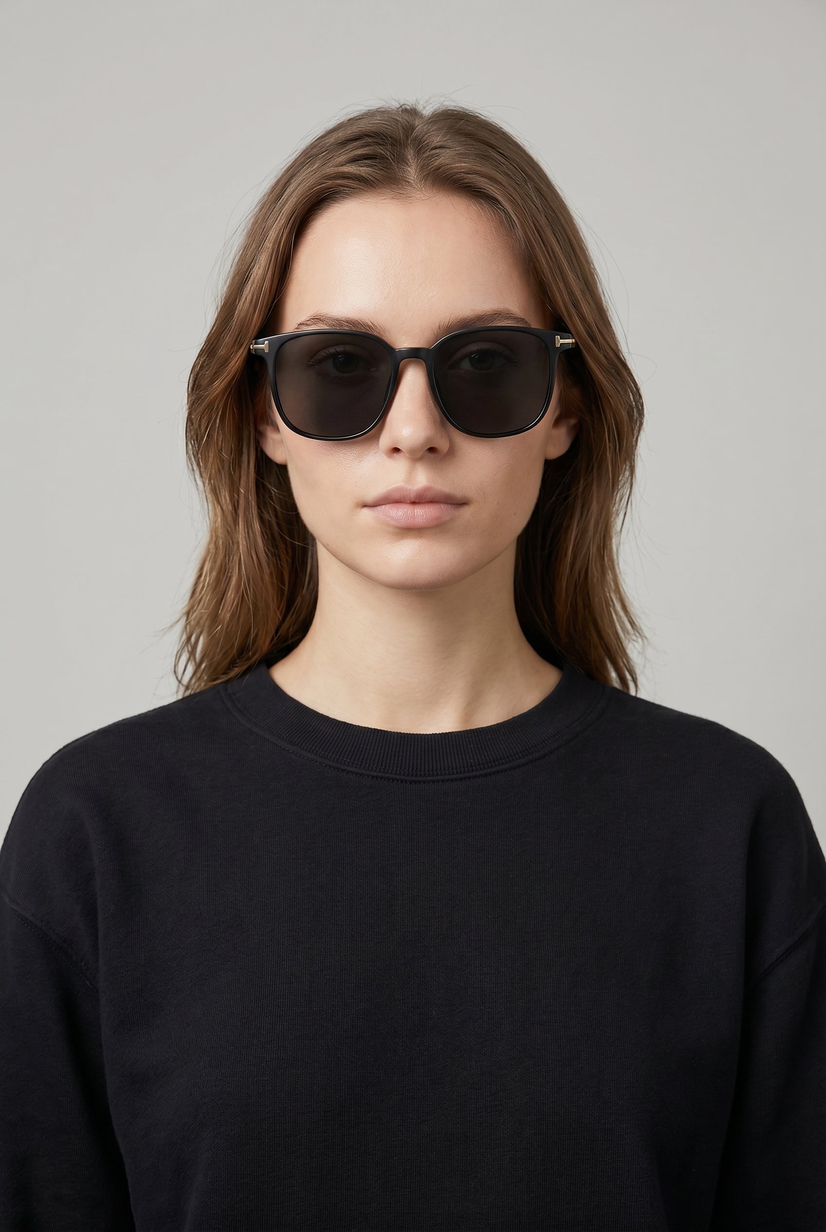 Noir | Square Polarized Sunglasses UV400 TR Frame TAC Lens Lightweight