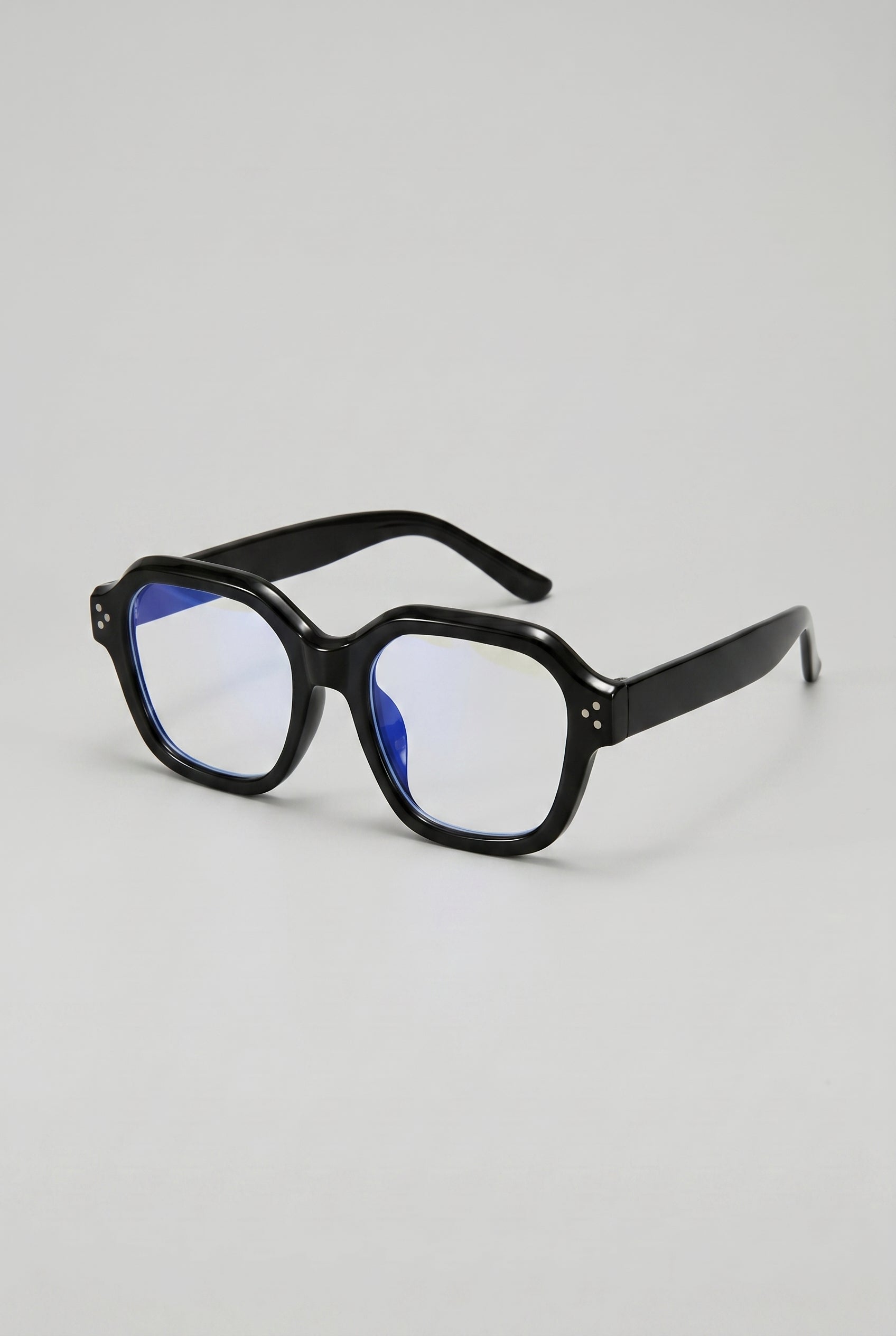 Vantage | Anti Blue Light Glasses Hexagon Square Frame Large Geometric PC