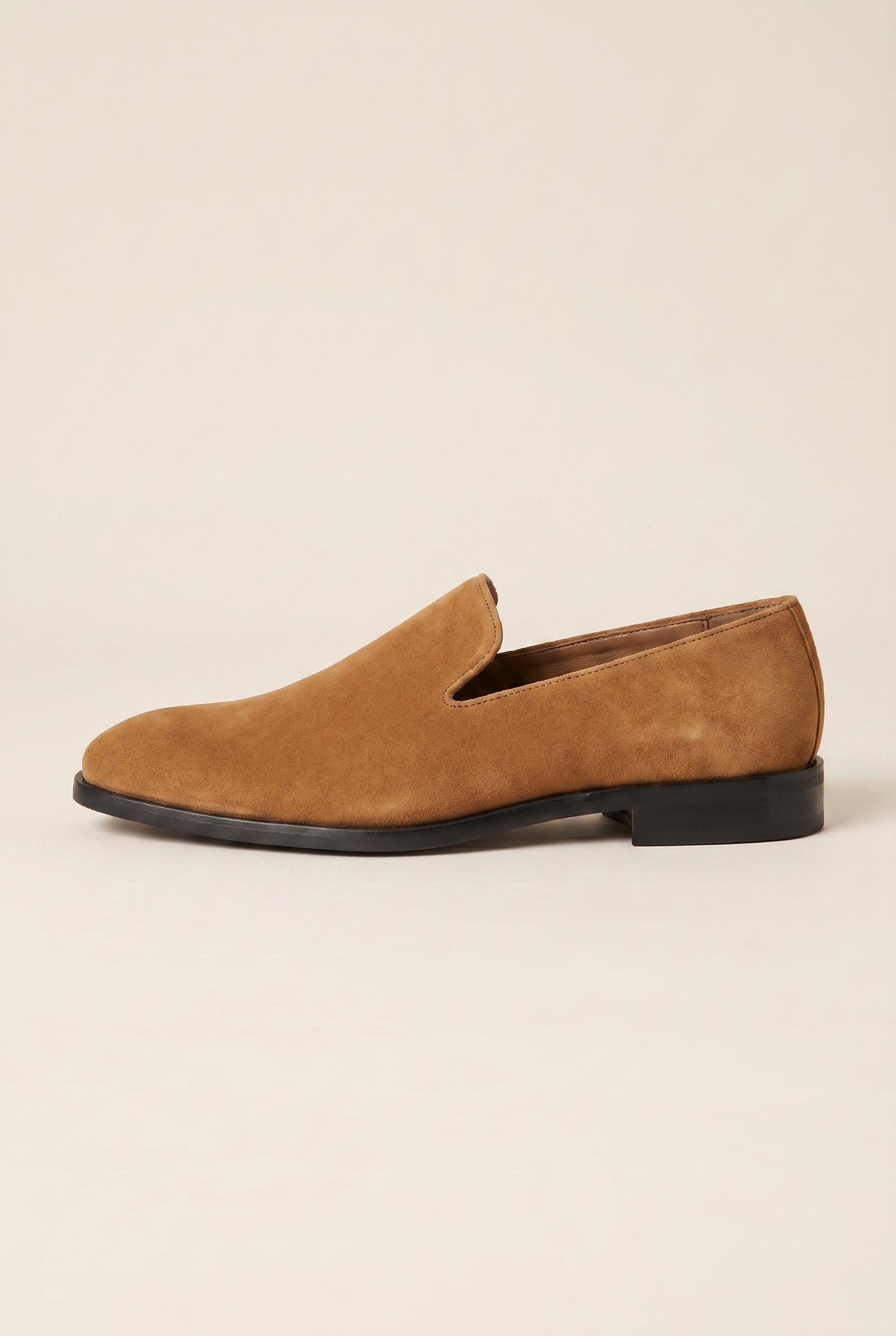 Apollo | Men's Suede Loafers Slip-On Red Sole Casual British Style Shoes