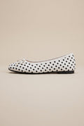 Seraphine | Polka Dot Bow Mary Jane Ballet Flats Round-Toe Ankle-Strap Retro Shoes