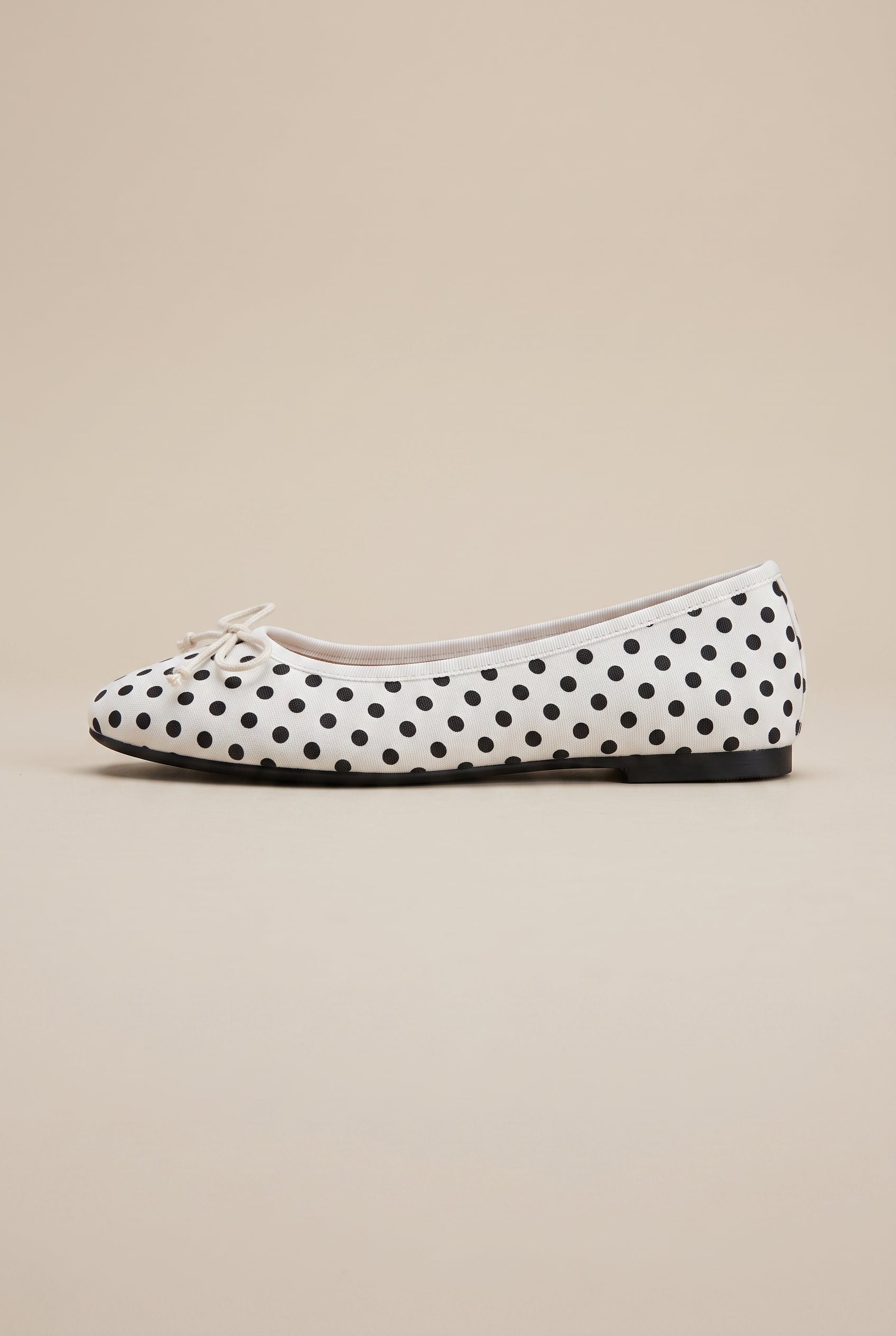 Seraphine | Polka Dot Bow Mary Jane Ballet Flats Round-Toe Ankle-Strap Retro Shoes
