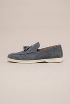 Repere | Men's Slip-On Tassel Loafers Casual Flat Round-Toe Lightweight Shoes