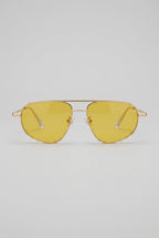 Nocturne | Metal Frame Sunglasses Retro Gold UV400 Gradient Lens Full Frame
