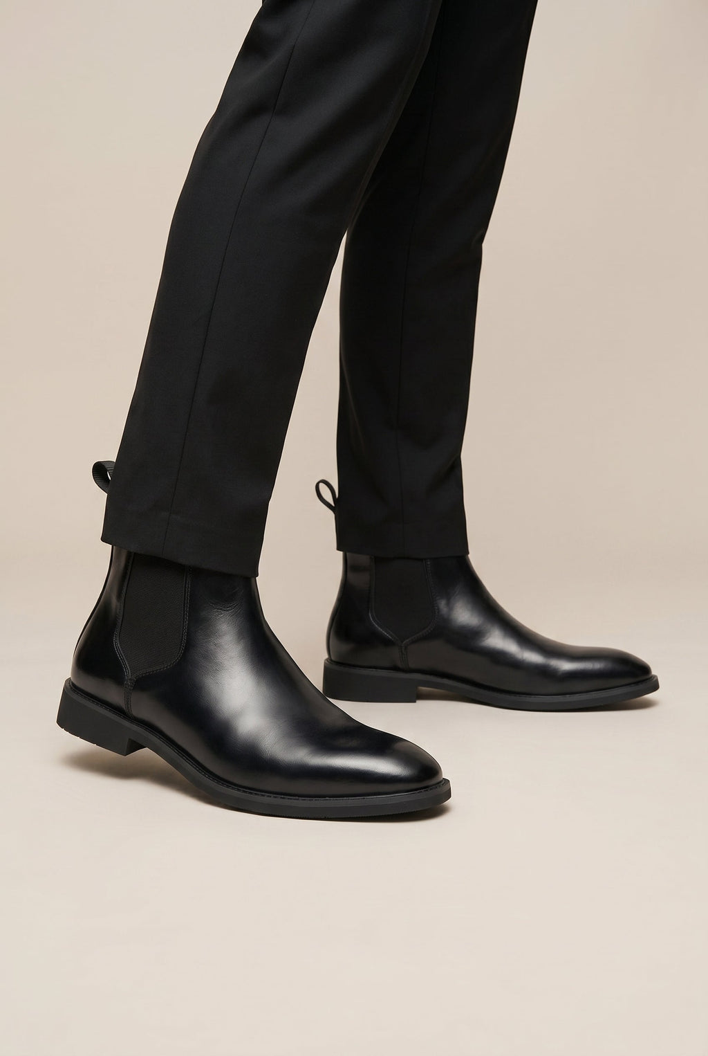 Repere | Men's Fleece Lined Chelsea Boots Slip-On Warm Winter Ankle Boots