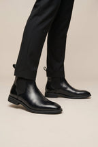 Repere | Men's Fleece Lined Chelsea Boots Slip-On Warm Winter Ankle Boots