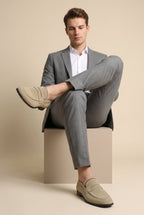 Repere | Men's Suede Slip-On Shoes Casual Breathable Loafers British Style