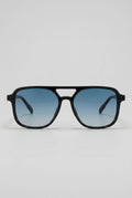 Noir | Square Polarized Sunglasses Retro Double Bridge UV400 TAC Lens