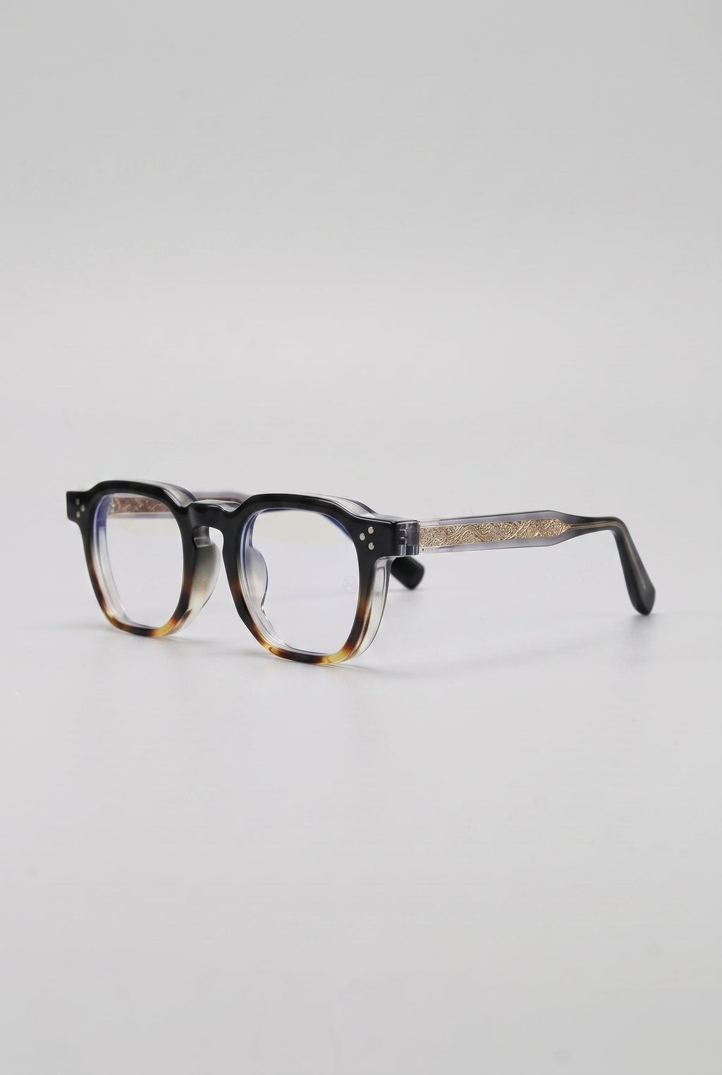 Lumen | Retro Blue Light Blocking Glasses Thick-Frame Anti-Eye-Strain Optical Computer Glasses