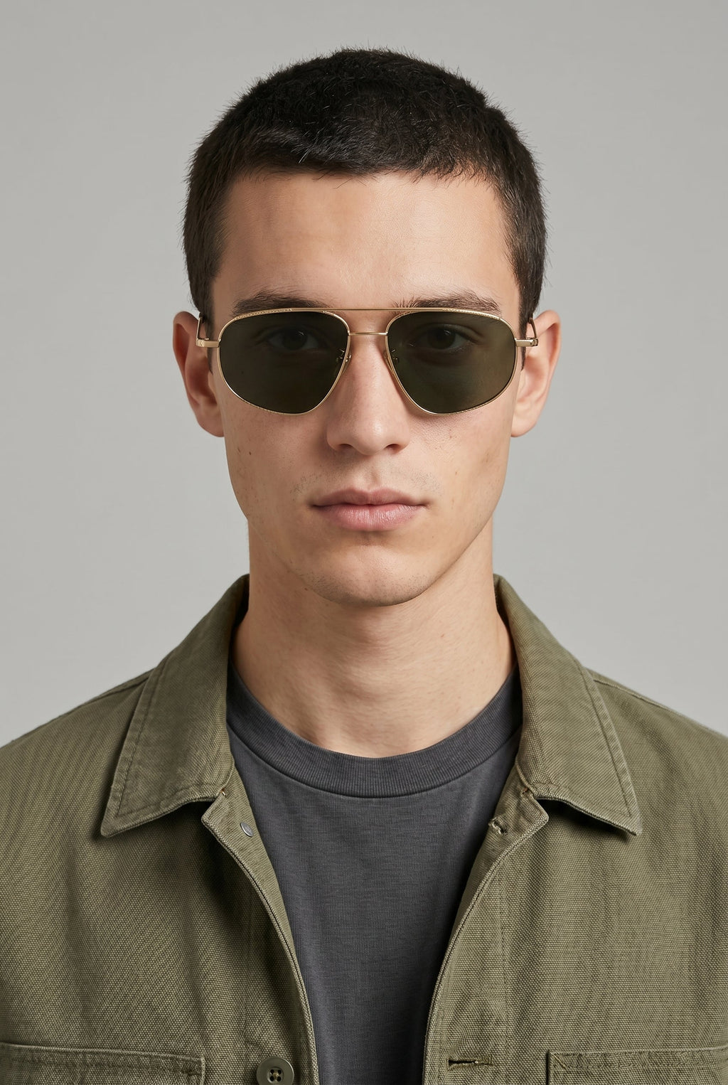 Nocturne | Metal Frame Sunglasses Retro Gold UV400 Gradient Lens Full Frame