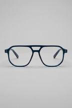 Lumen | Fashion Double-Beam Anti Blue Light Glasses Square Full-Frame Anti-Eye-Strain Computer Glasses