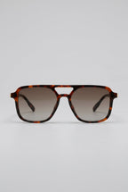 Noir | Square Polarized Sunglasses Retro Double Bridge UV400 TAC Lens