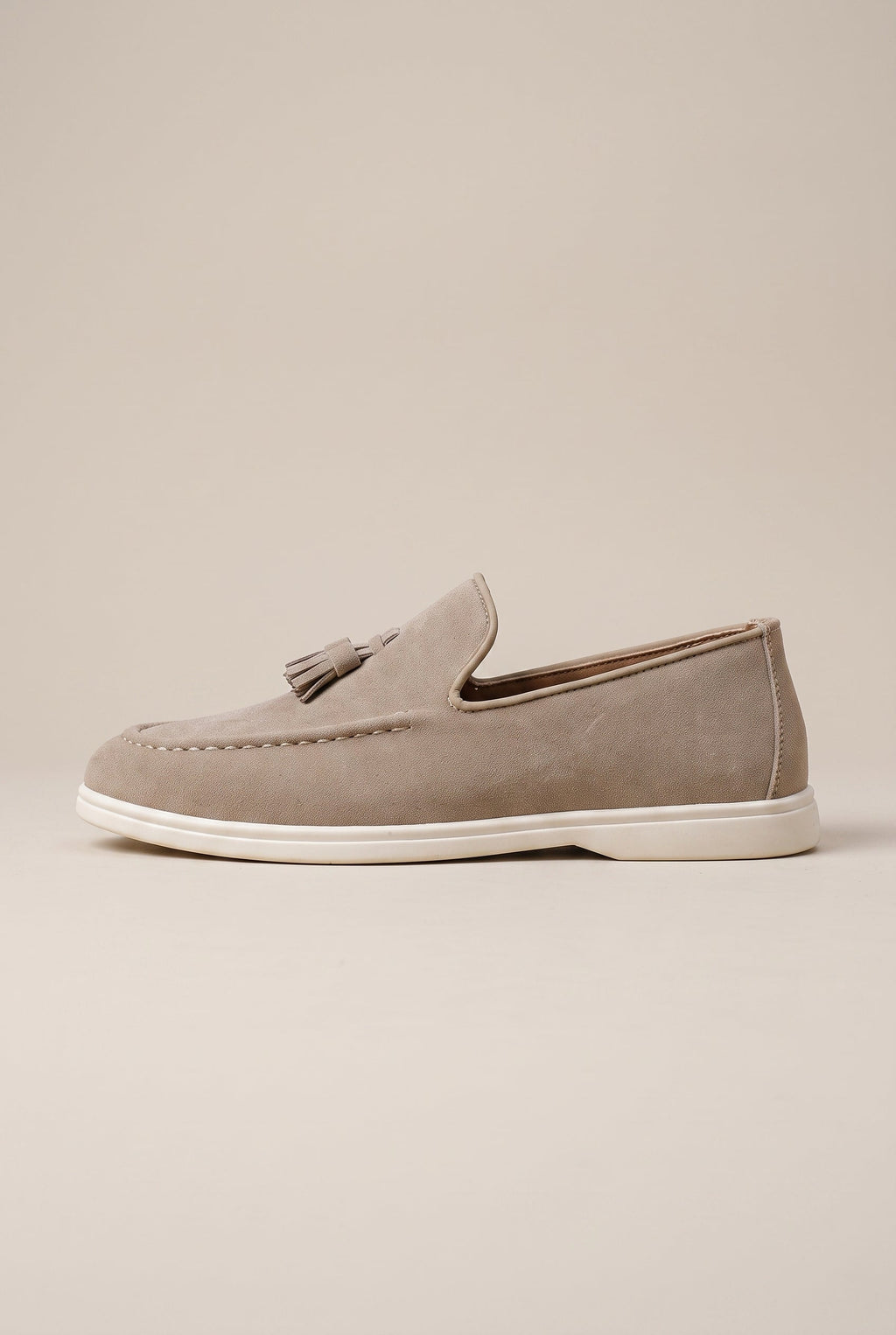Repere | Men's Slip-On Tassel Loafers Casual Flat Round-Toe Lightweight Shoes