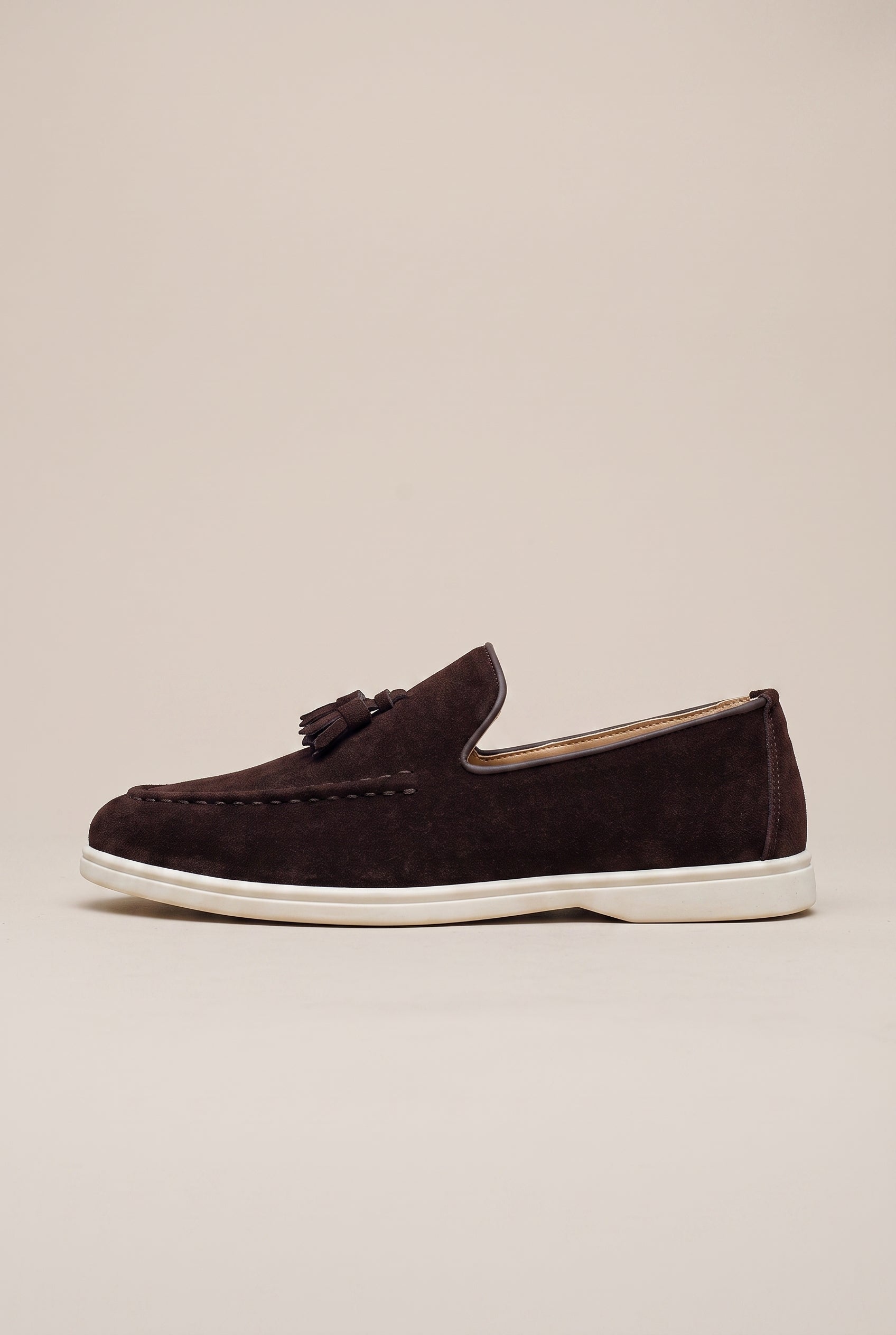 Repere | Men's Slip-On Tassel Loafers Casual Flat Round-Toe Lightweight Shoes
