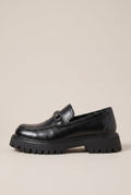 Ombre | Men's Height Increasing Patent Leather Loafers Slip-On Round-Toe Casual Shoes