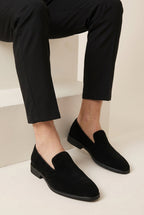 Apollo | Men's Suede Loafers Slip-On Red Sole Casual British Style Shoes
