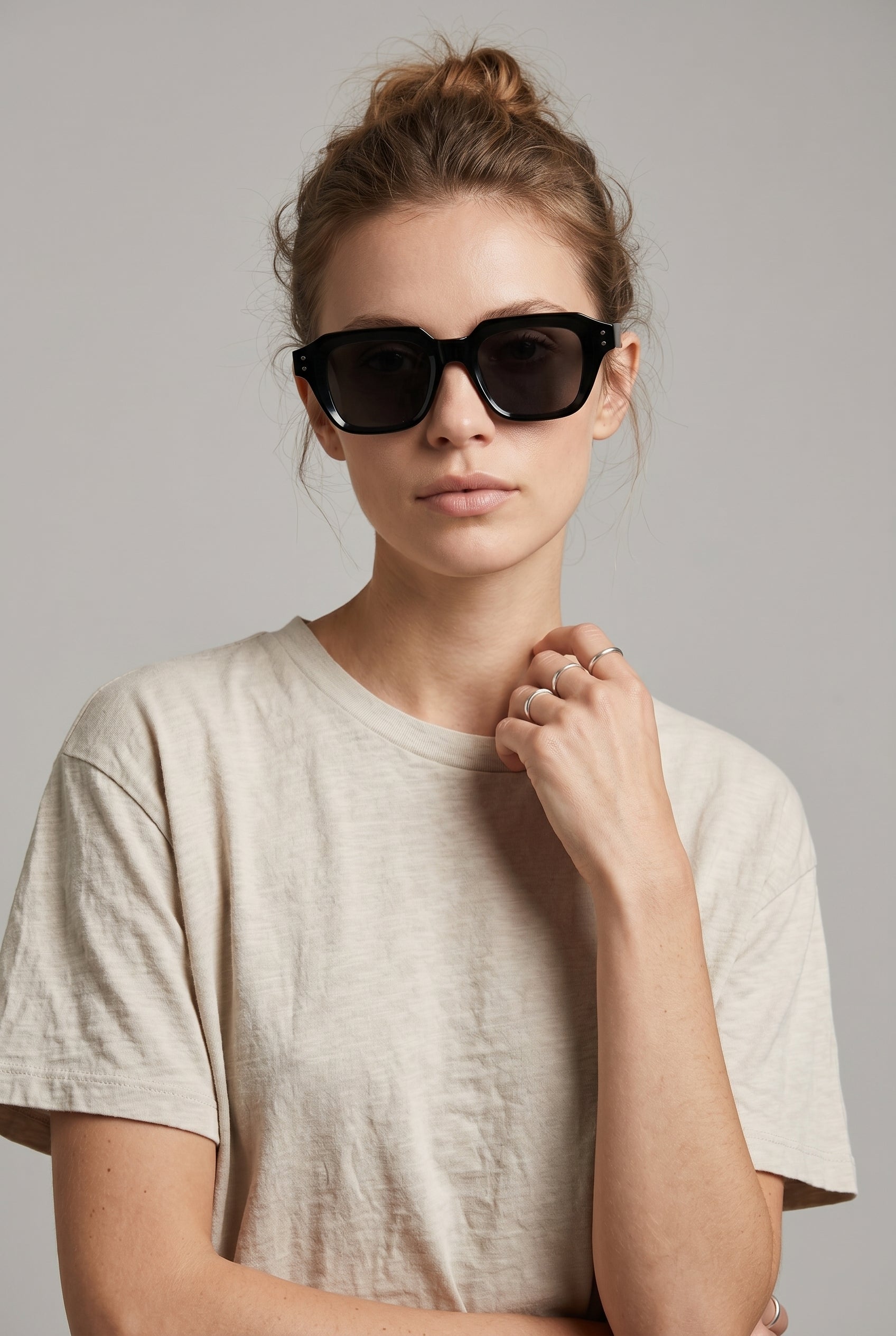 Rive | Square Frame Sunglasses Fashion UV Protection Lightweight Full Frame