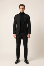 Facette | Men's Leather Slip-On Shoes Pointed Toe Breathable Dress Shoes