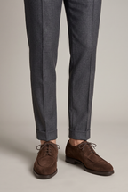 Repère | Men's Suede Derby Shoes Moc Toe Lace-Up Leather Sole