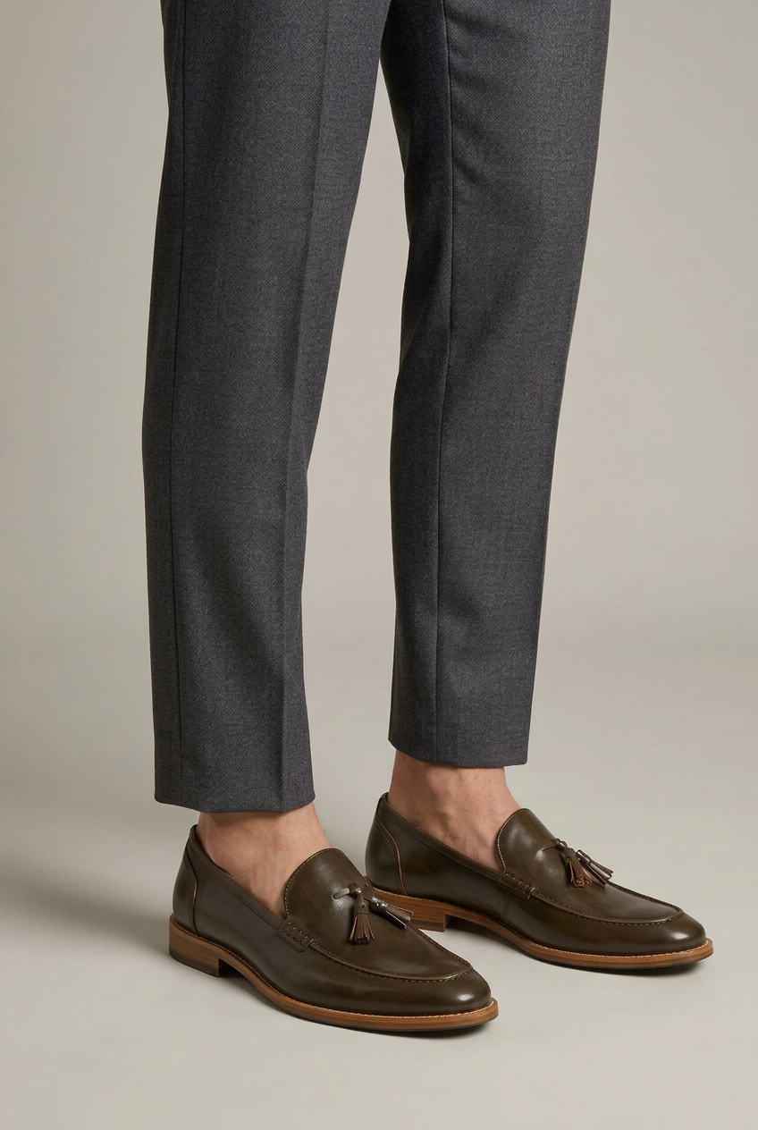 Racine | Men's Tassel Loafers Pointed-Toe Slip-On Shoes