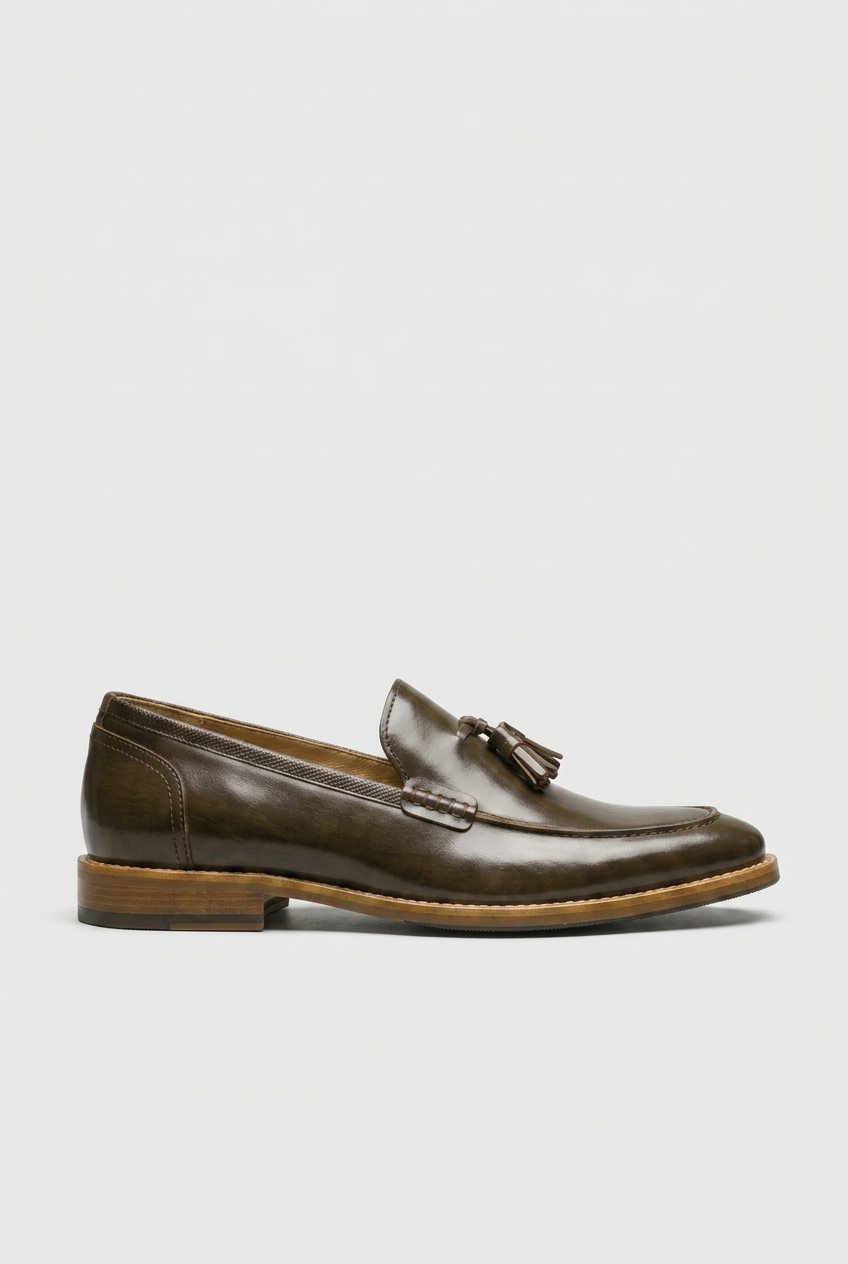Racine | Men's Tassel Loafers Pointed-Toe Slip-On Shoes
