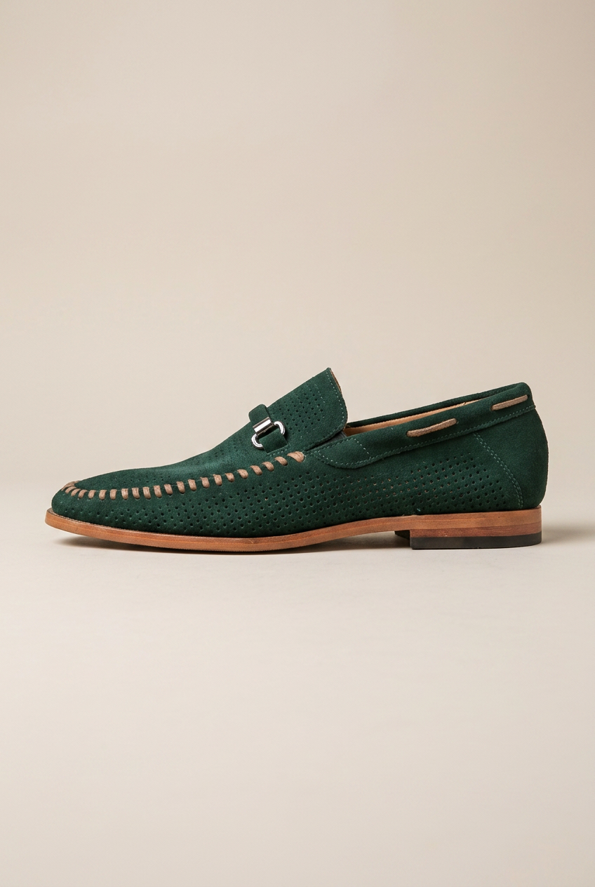 Facette | Men's Leather Loafers Almond Toe Slip-On
