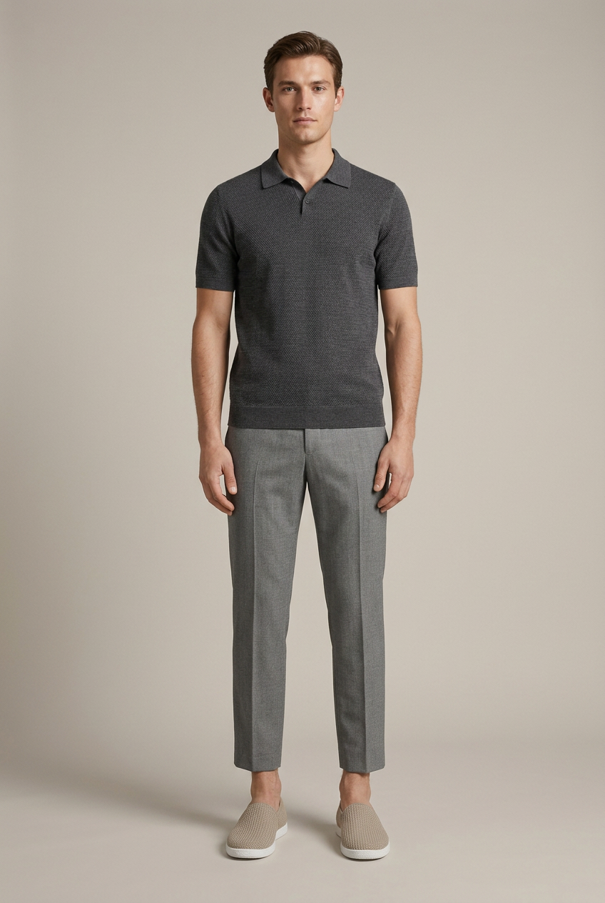 Facette | Men's Woven Slip-On Loafers Round Toe