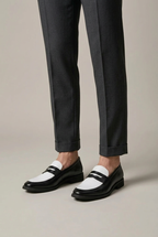 Racine | Men's Penny Loafer Slip-On Shoes, Round Toe, Rubber Sole, Casual Everyday