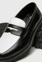Racine | Men's Penny Loafer Slip-On Shoes, Round Toe, Rubber Sole, Casual Everyday