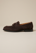 Repère | Men's Suede Tassel Loafers Slip-On Round Toe Business Shoes