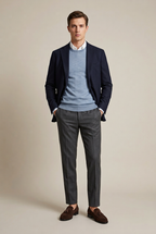 Repère | Men's Suede Tassel Loafers Slip-On Round Toe Business Shoes