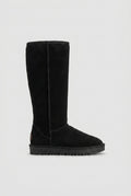 Constance | Women's Flat Knee High Boots Round-Toe Side-Zip Winter Boots