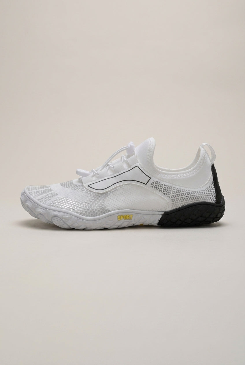Racine | Men's Barefoot Five-Toe Shoes Mesh Wide-Toe Elastic-Lace Everyday Trainers