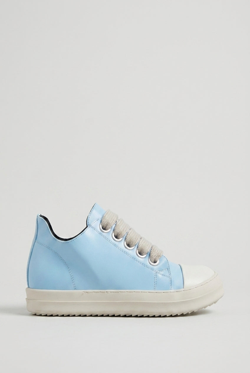 Séraphine | Women's Leather Platform Sneakers Low-Top Contrast Toe Cap