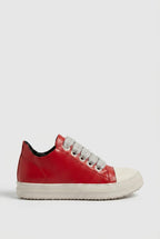Séraphine | Women's Leather Platform Sneakers Low-Top Contrast Toe Cap