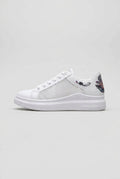 Ondine | Women's Embroidered Platform Sneakers Low-Top Lace-Up Shoes