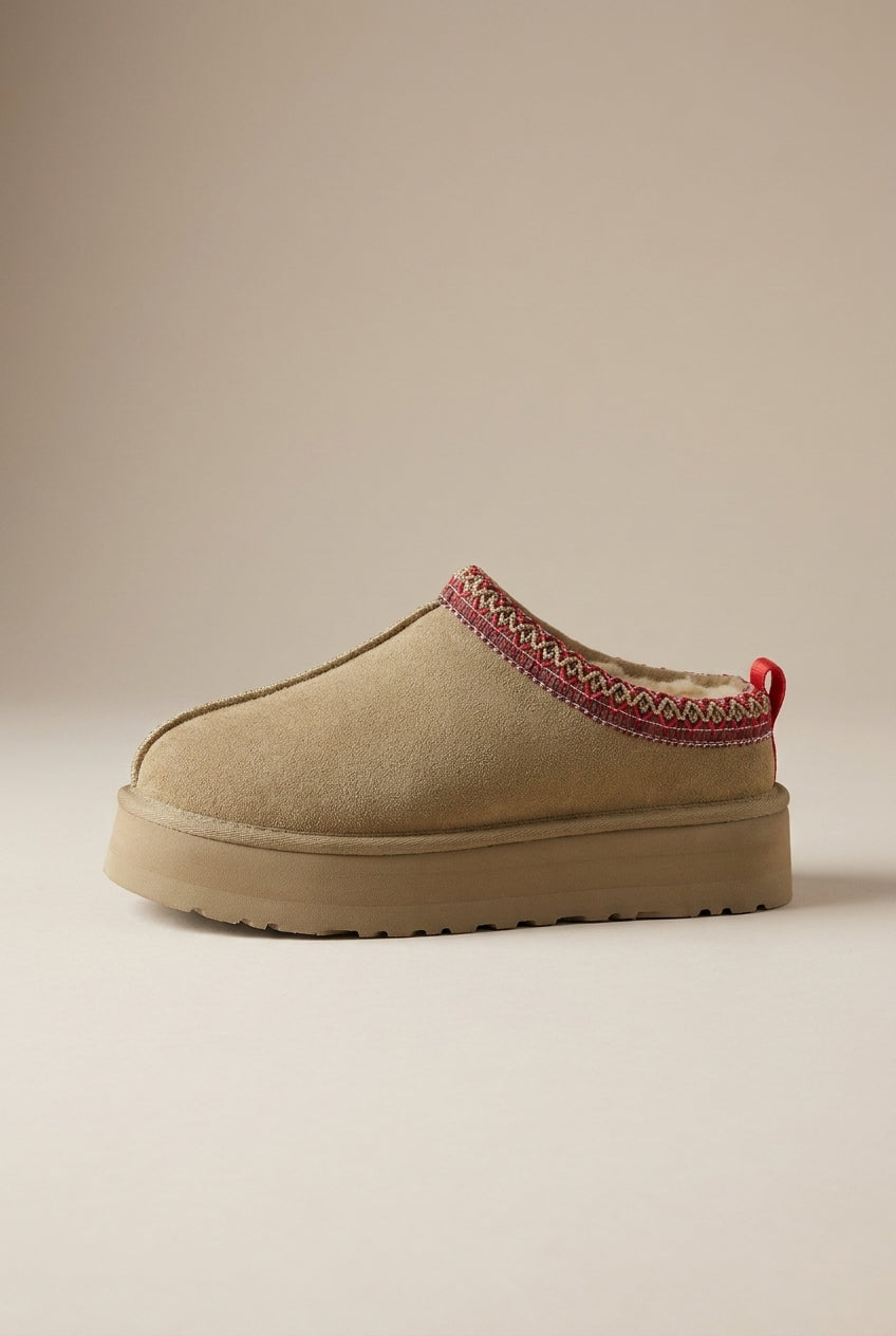Aveline | Women's Fleece Lined Ankle Boots Plush Indoor House Boots