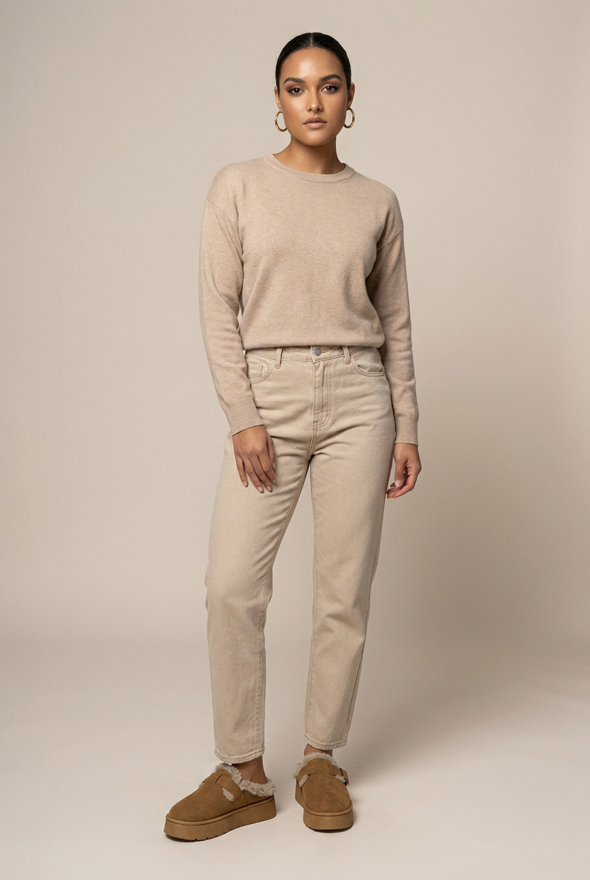Constance | Women’s Plush-Lined Low Platform House Slippers